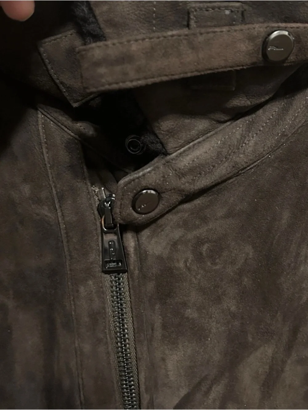 Ralph Lauren Suede shearing Leather Jacket size M